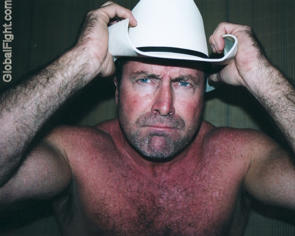 hot older cowboy mean angry tough manly bear dad