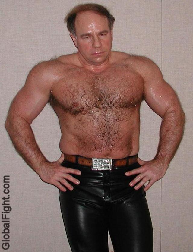 leatherman hairy sweaty stomach CHAPS PANTS DVDS