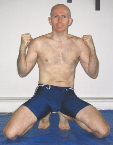 man wearing singlets with hardon cock dick