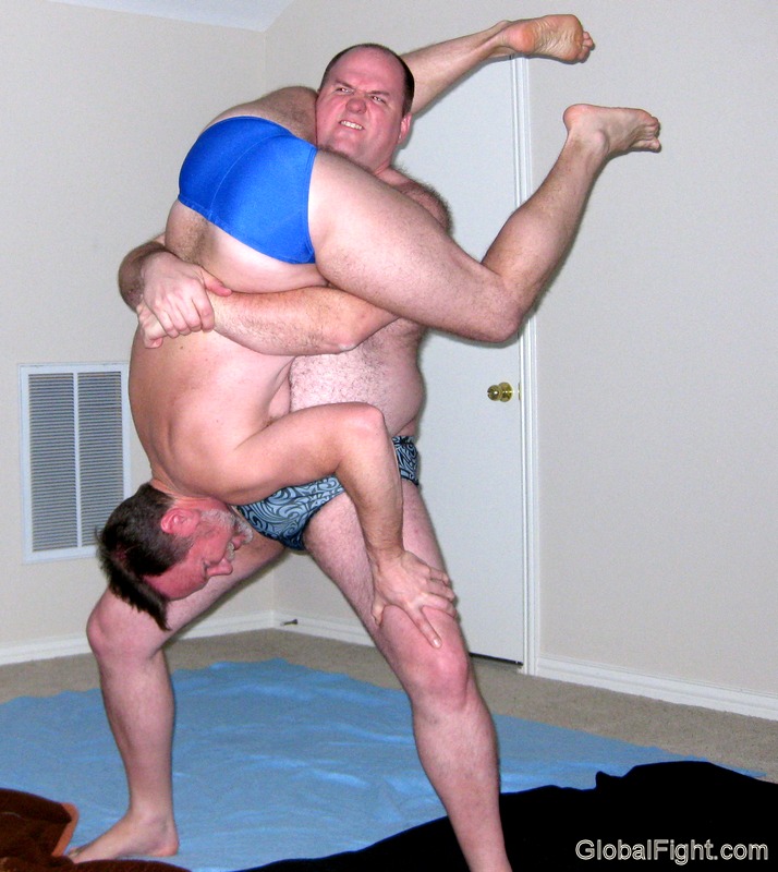 GRAPPLING wrestling TOUGH man flipping opponent